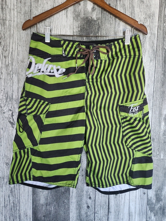 Fox Other - Fox Racing Board Shorts Summer Green Black Size 30